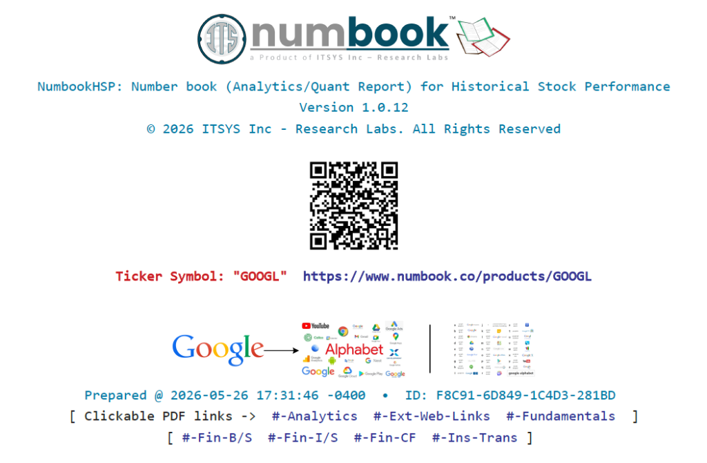 Numbook HSP Google Analytics Report Cover