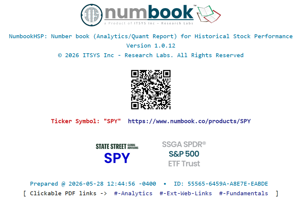 Numbook HSP SPY S&P 500 ETF Trust Analytics Report Cover